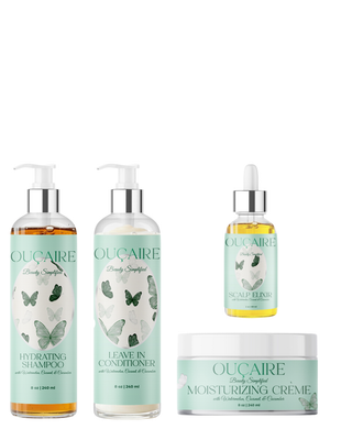 The Reservoir Collection bottles and jar on a white background.