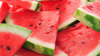 Close u slices of watermelon